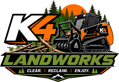 K4 Landworks forestry mulching logo